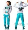 2017 Women Set Casual Sportswear Cute Ear Minnie Mouse Printed With Hooded long-sleeved Suit Tenue Tracksuit  Femme