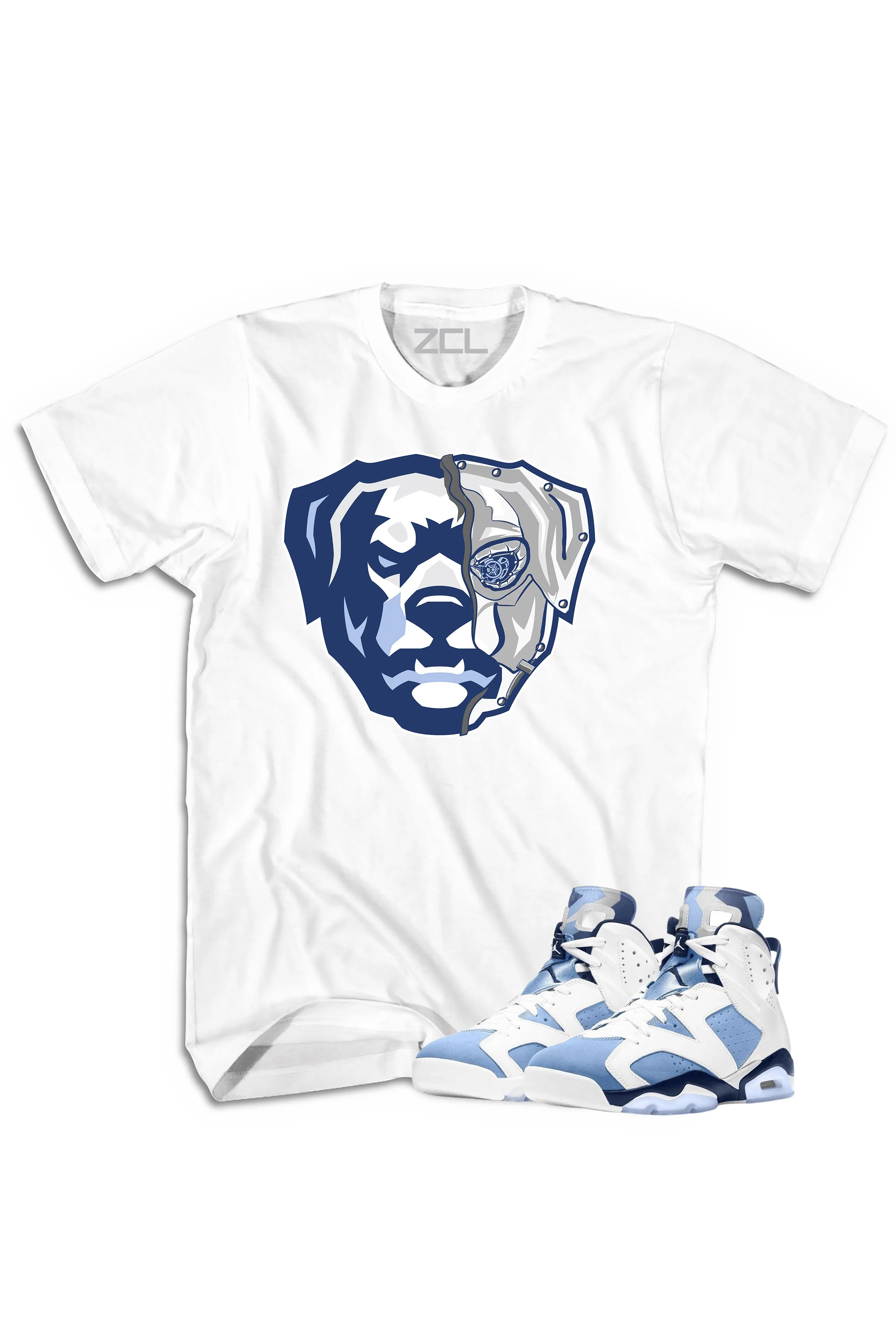 Air Jordan 6 "Cyborg Hov" Tee UNC White