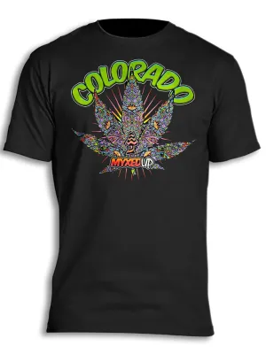 All-Seeing Pot Leaf Myxed Up T-Shirt