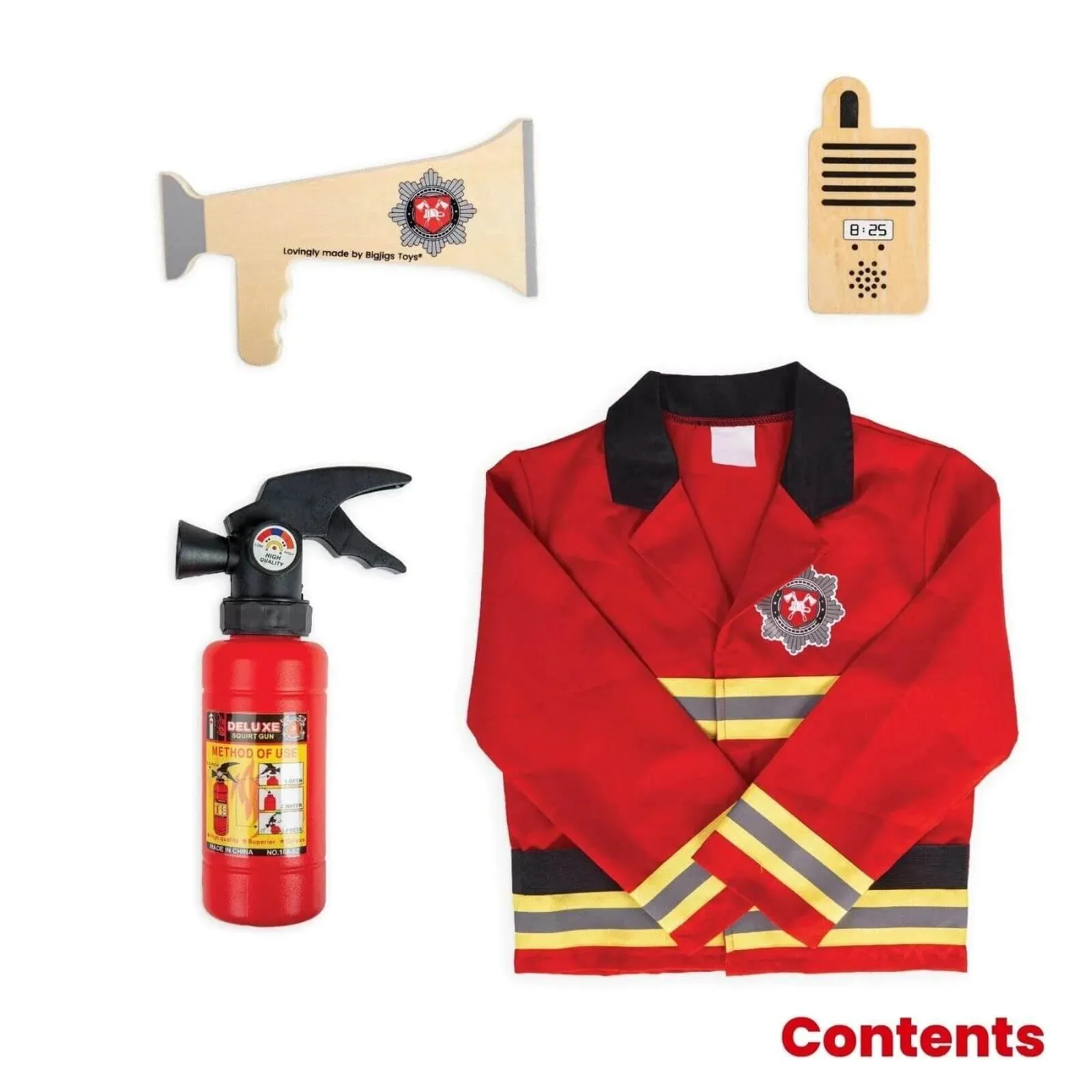 Bigjigs Toys Firefighter Dress Up