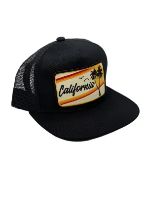 California Palms Pocket Hat - Black