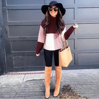 Casual Sweater Pullover for Women Cozy Everyday Knitwear for All Seasons