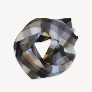 Check Seamless Alpaca Scarves