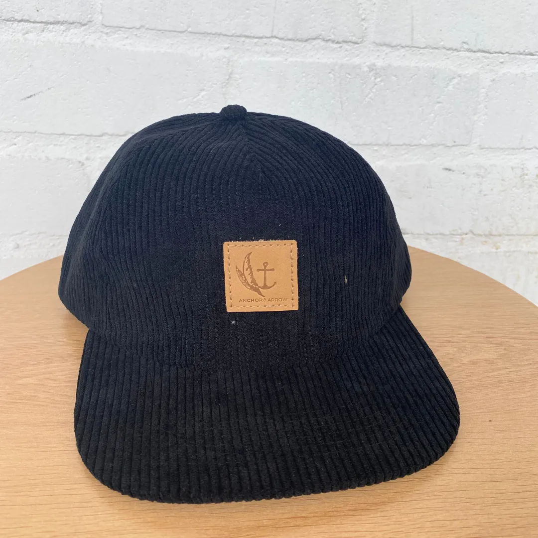 Corduroy Hat - Black