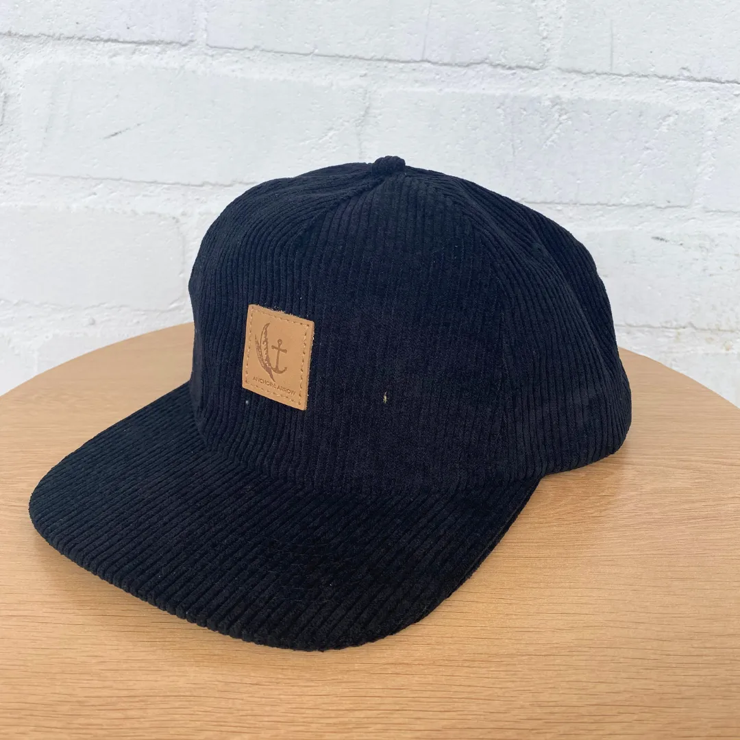 Corduroy Hat - Black