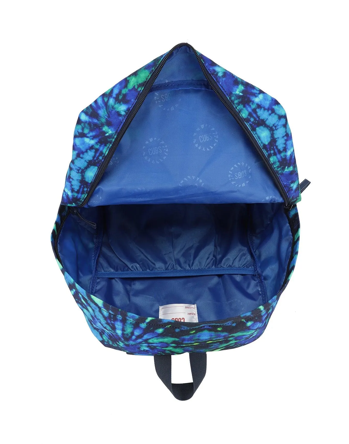 Cubs Deep Blue Tie Dye Junior Student Backpack