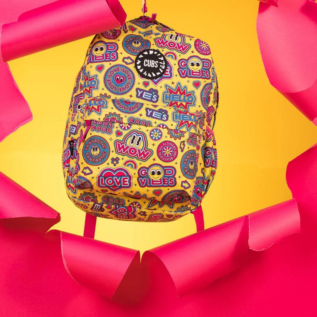 Cubs Good Vibes And Smiles Junior Student Backpack