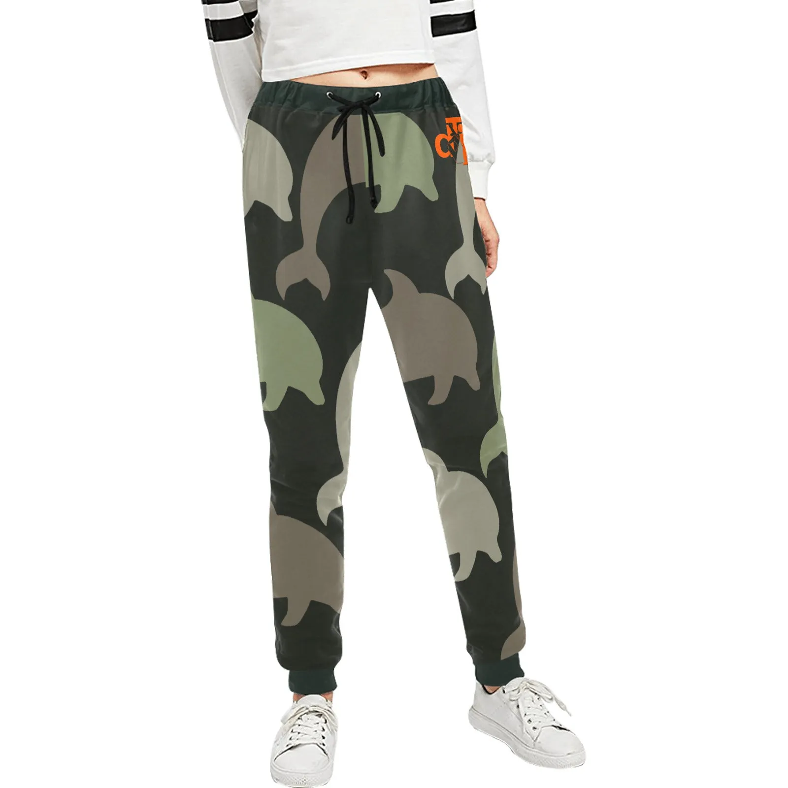 Descendants of the Island Dolphin Camo2 Unisex Casual Sweatpants