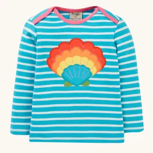 Frugi Bobby Applique Top - Shell