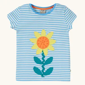 Frugi Camille Applique T-Shirt - Echinacea