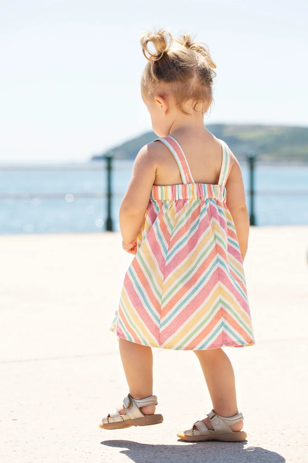 Frugi Jess Beach Party Dress - Beach Stripe