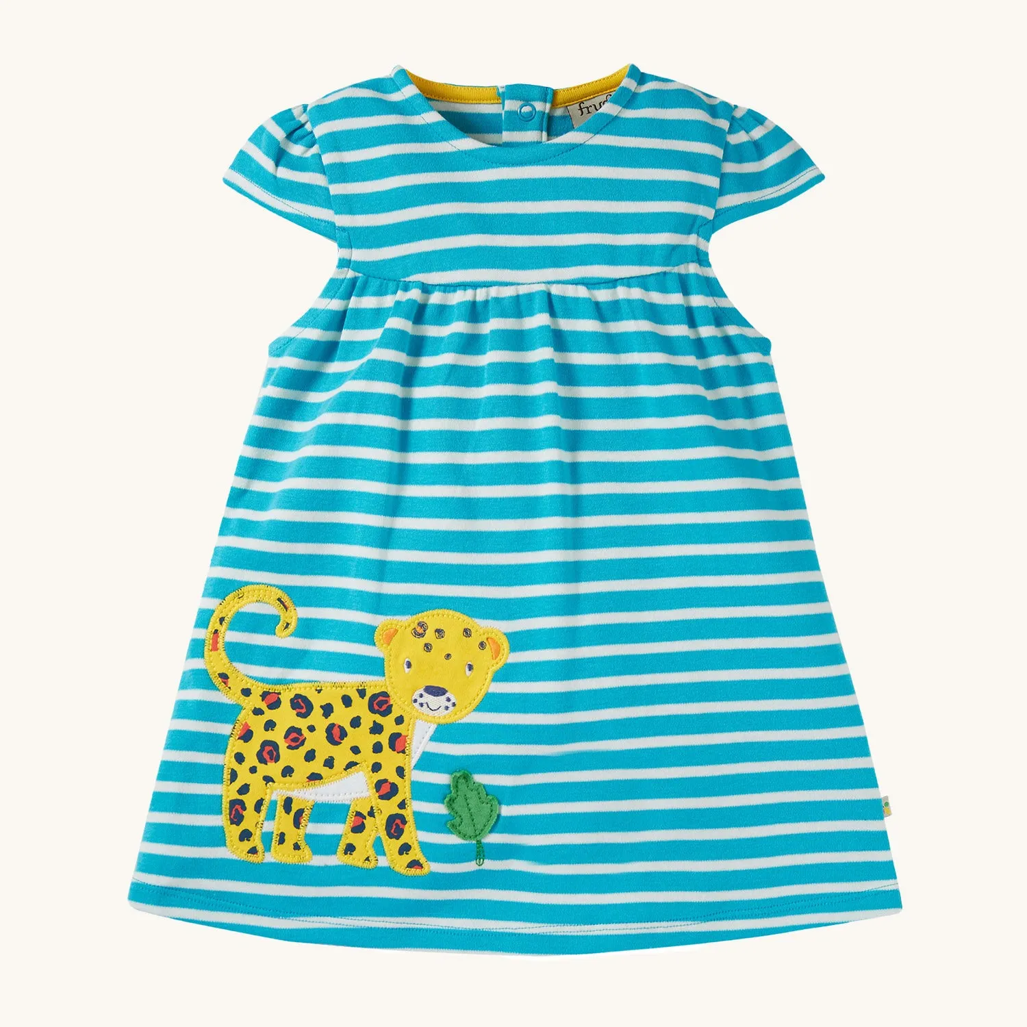 Frugi Little Layla Dress - Jaguar