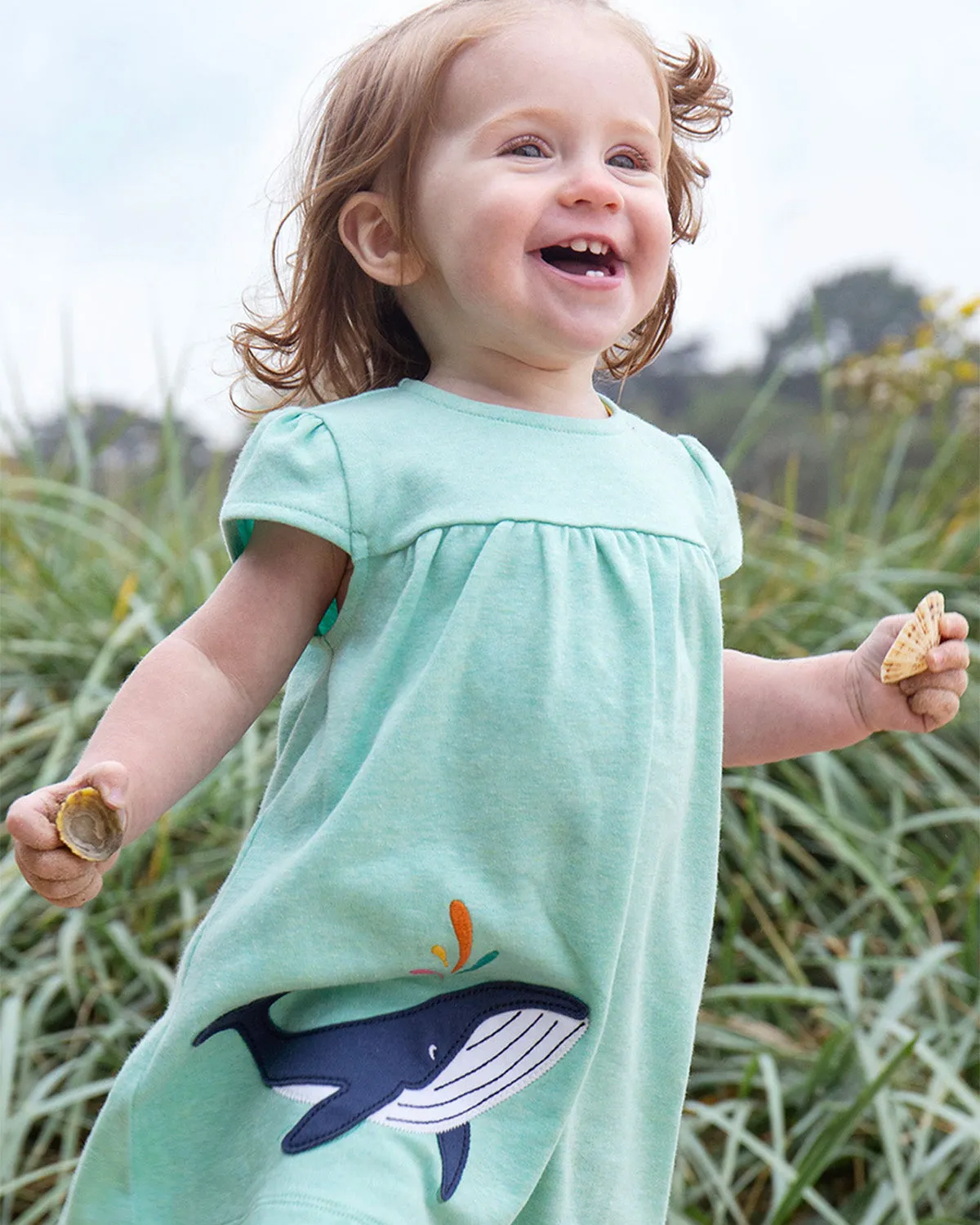 Frugi Little Layla Dress - Whale