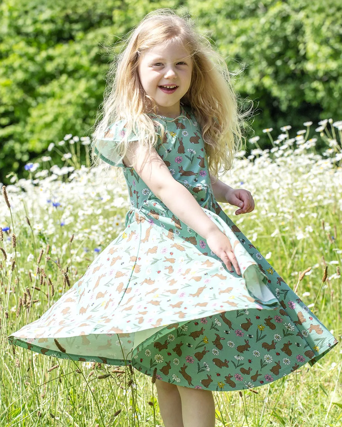 Frugi Morwenna Skater Dress - Riverine Rabbits