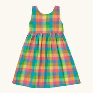 Frugi Organic Arya Summer Dress - Summertime Check