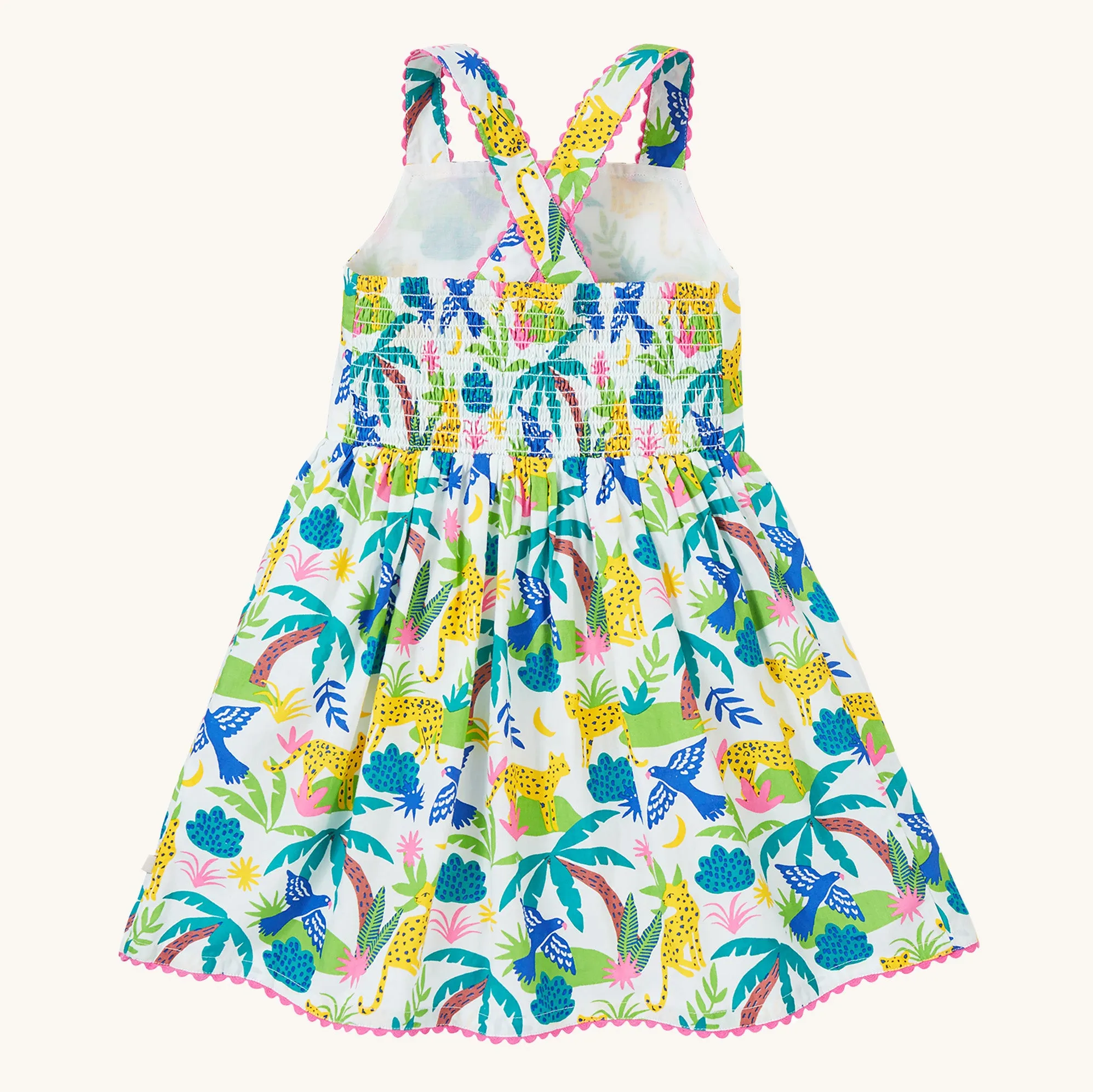 Frugi Organic Seraphina Dress - Jaguar Jungle