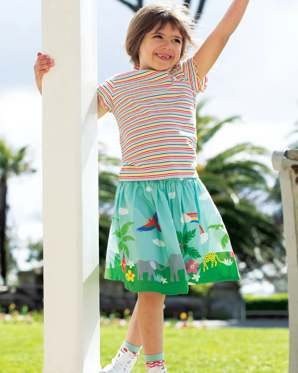 Frugi Twirly Dream Skirt - Jungle