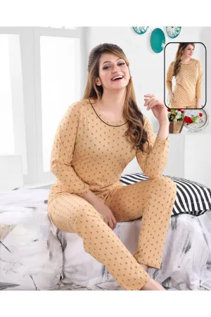 Full Sleeves Women Night Suit Pyjama Set