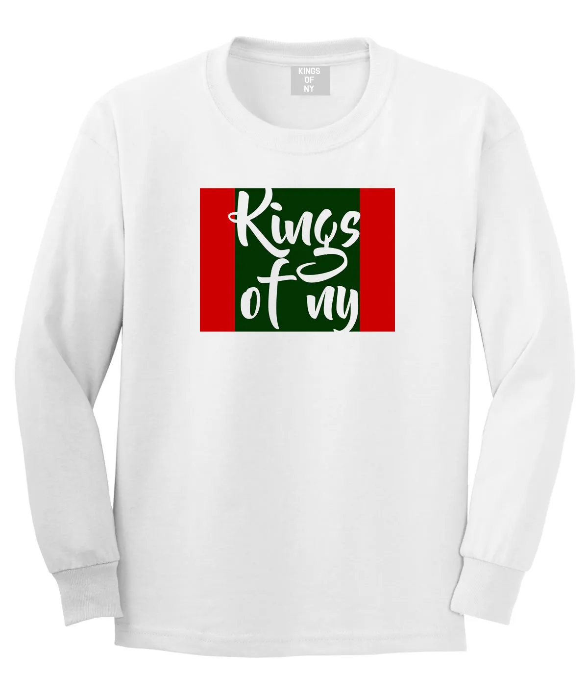 Green Red Banner Logo Long Sleeve T-Shirt