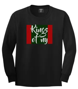 Green Red Banner Logo Long Sleeve T-Shirt