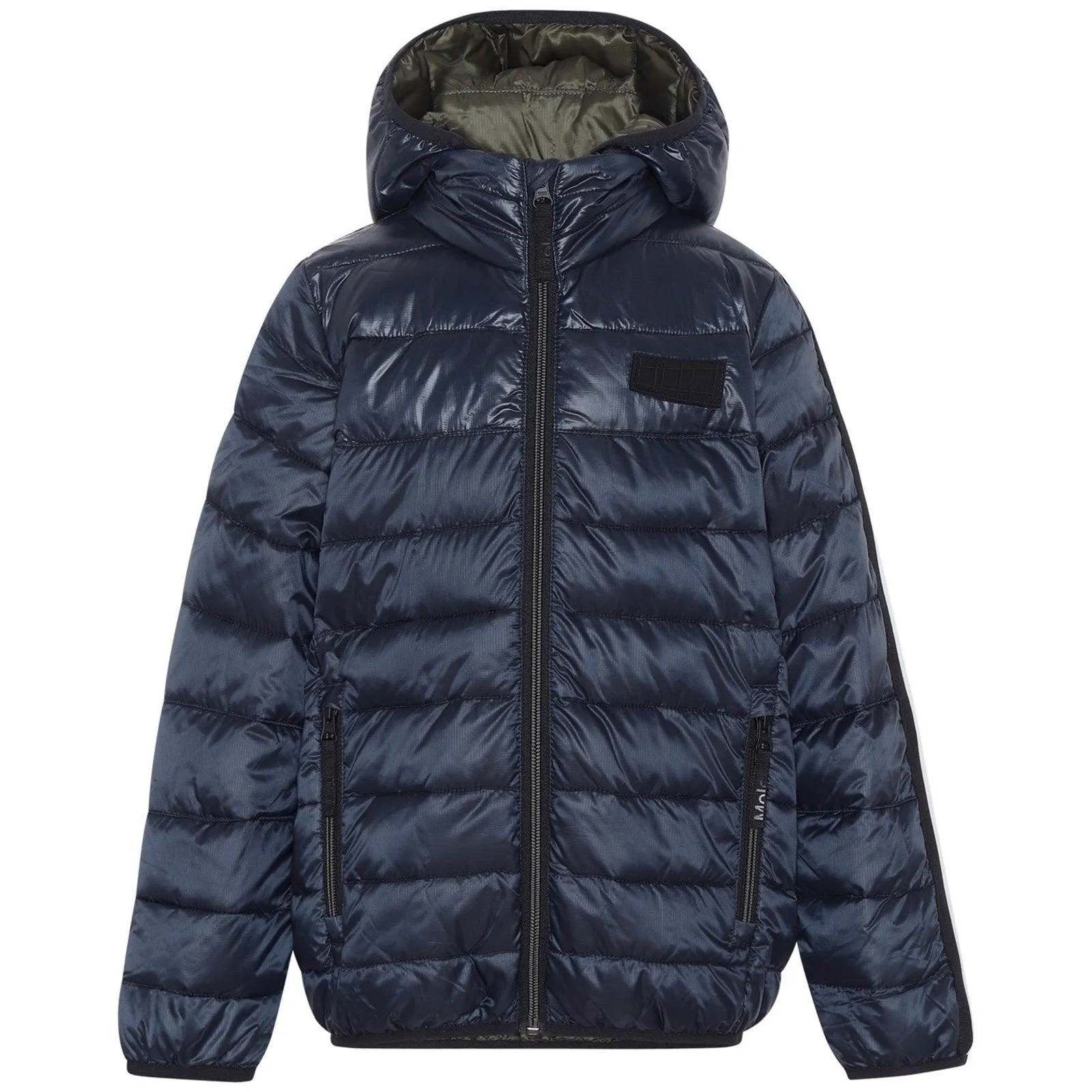 Hao Winter Jacket with Detachable Hood | Galaxy Blue | Molo