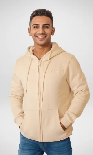 Hoodie Jacket For Men 2023 (Beige)