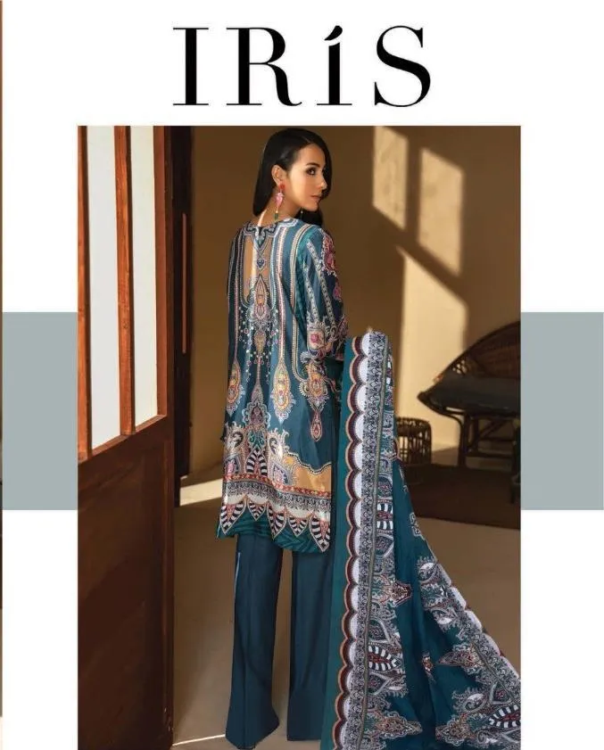 Iris Cotton Pakistani Suits Dress Material for Women