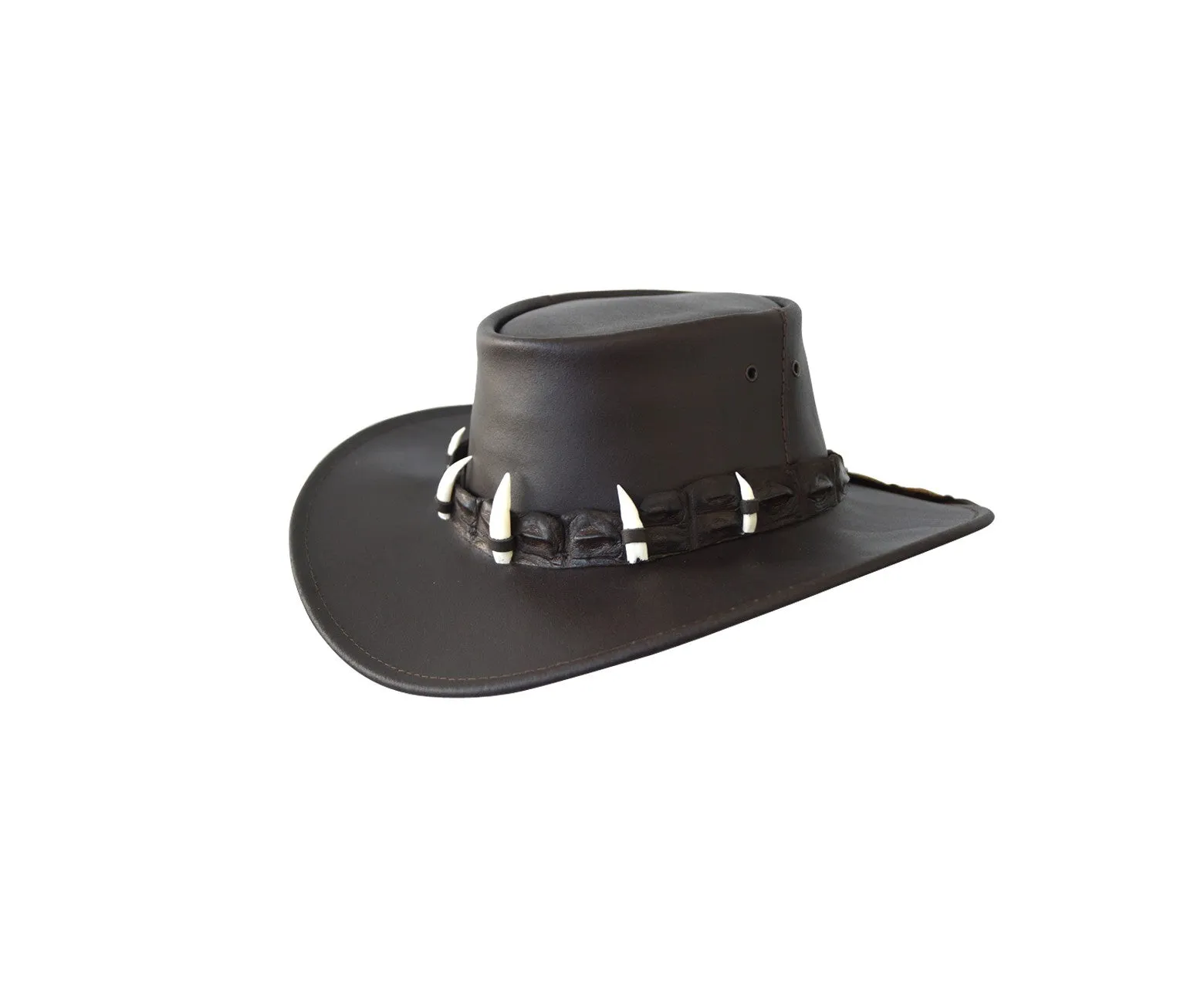 Jacaru Hats Croc Hunter - Brown