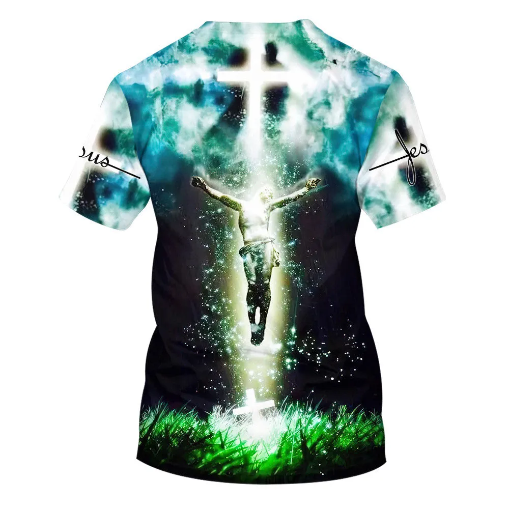 Jesus Underwater 3d All Over Print Shirt - Christian 3d Shirts For Men Women