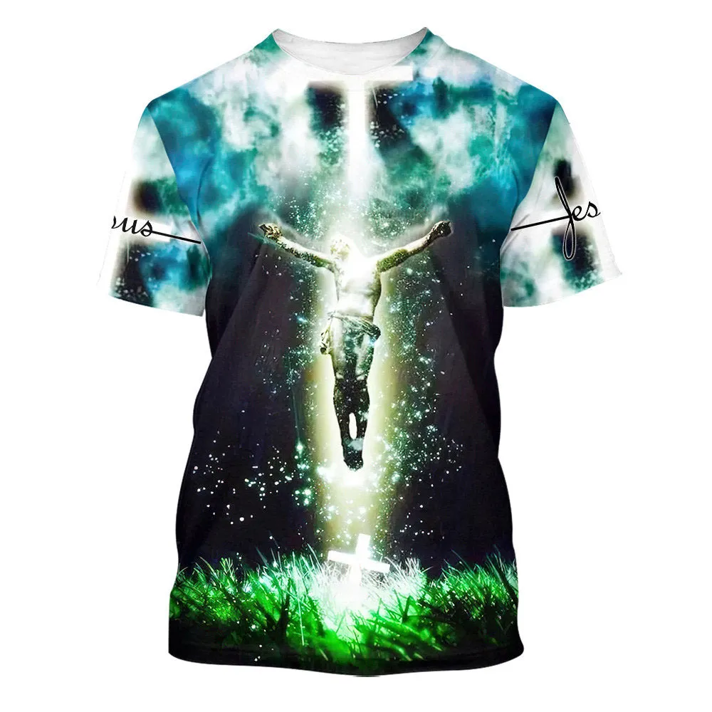 Jesus Underwater 3d All Over Print Shirt - Christian 3d Shirts For Men Women