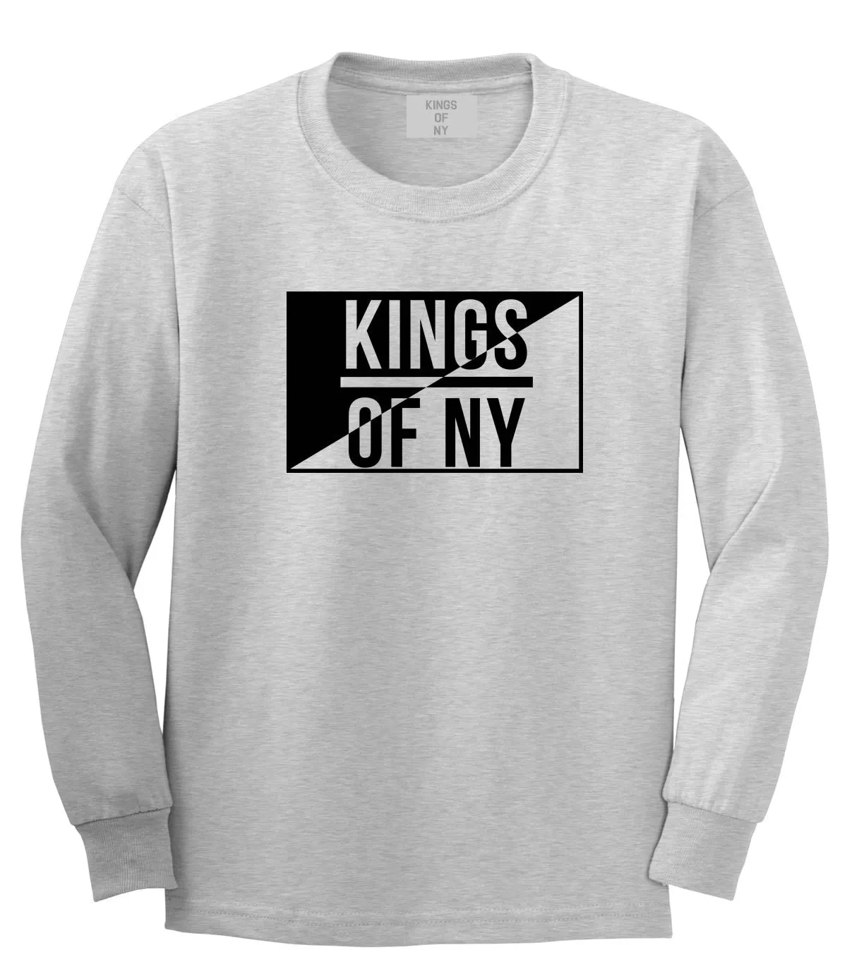 Kings Of NY Half Logo Long Sleeve T-Shirt