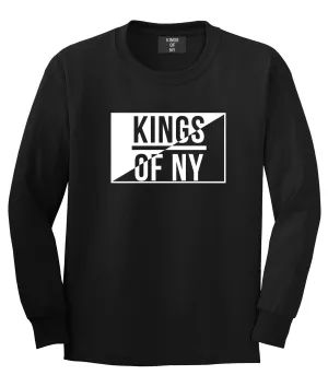 Kings Of NY Half Logo Long Sleeve T-Shirt