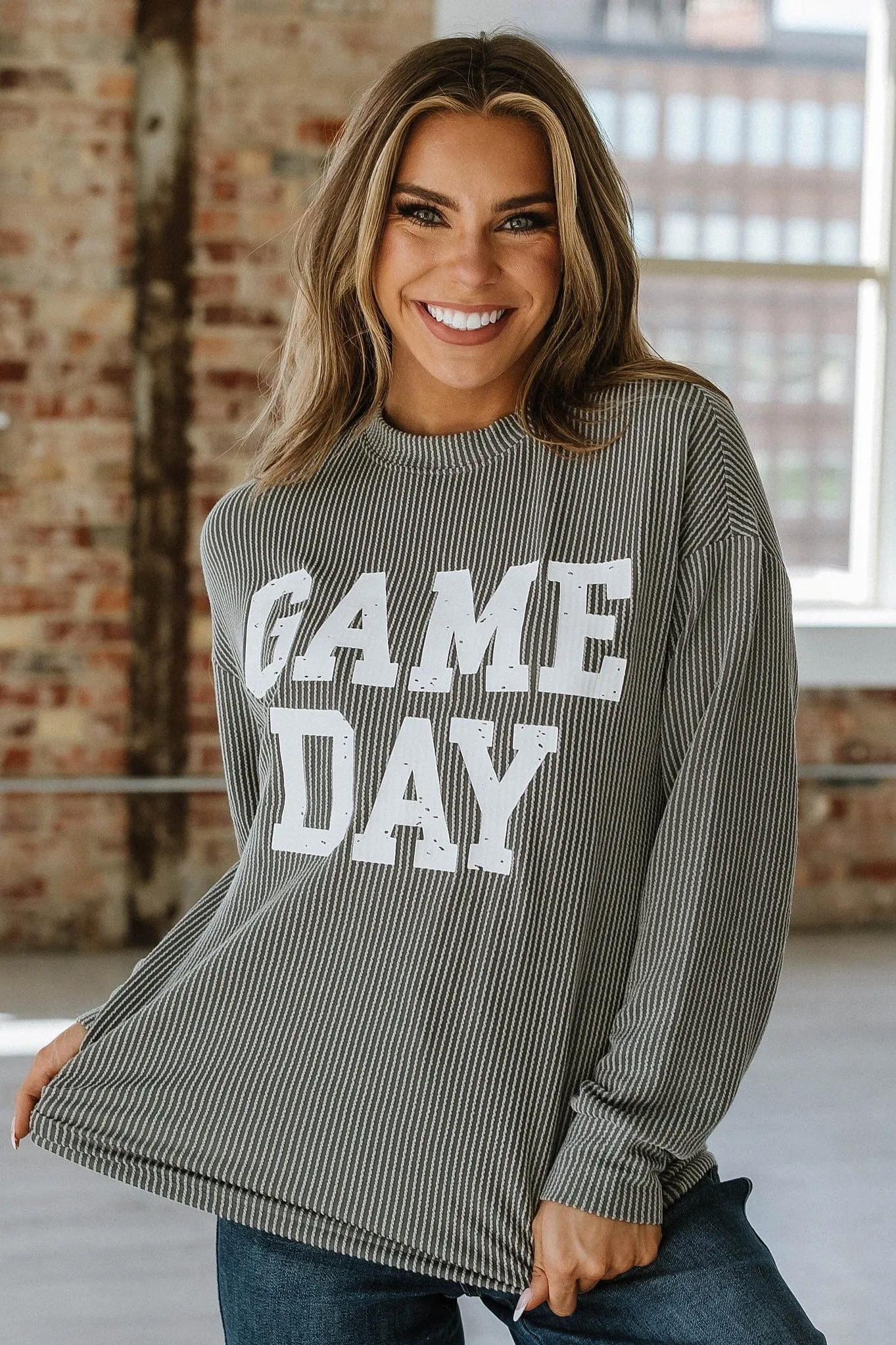 Krista GAME DAY Long Sleeve Top | S-XL | PRE ORDER