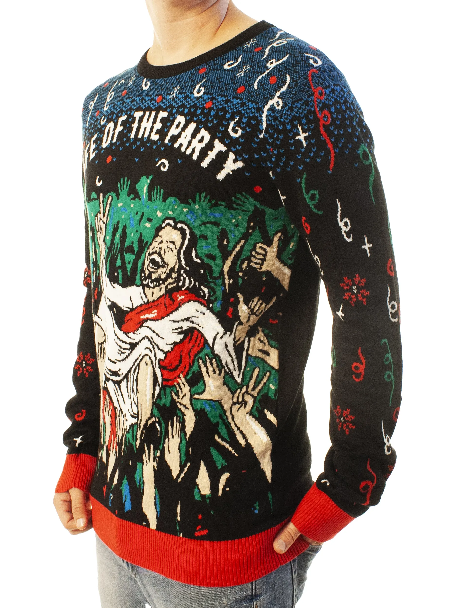 Life Of The Party | Ugly Christmas Sweater For Men & Women | Unisex Sizing