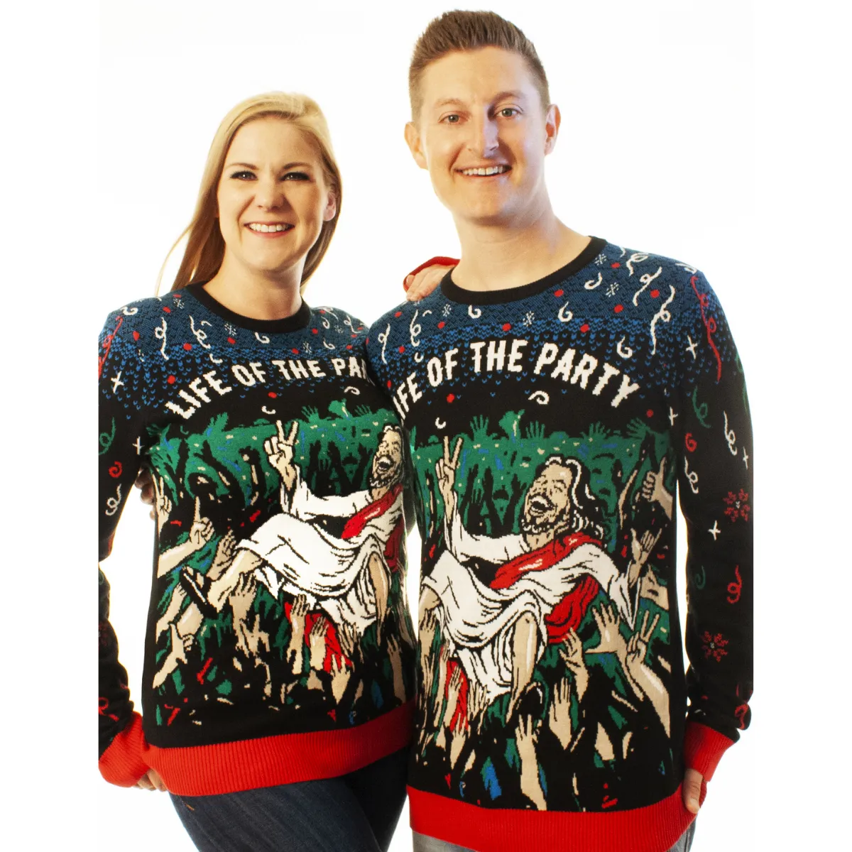 Life Of The Party | Ugly Christmas Sweater For Men & Women | Unisex Sizing