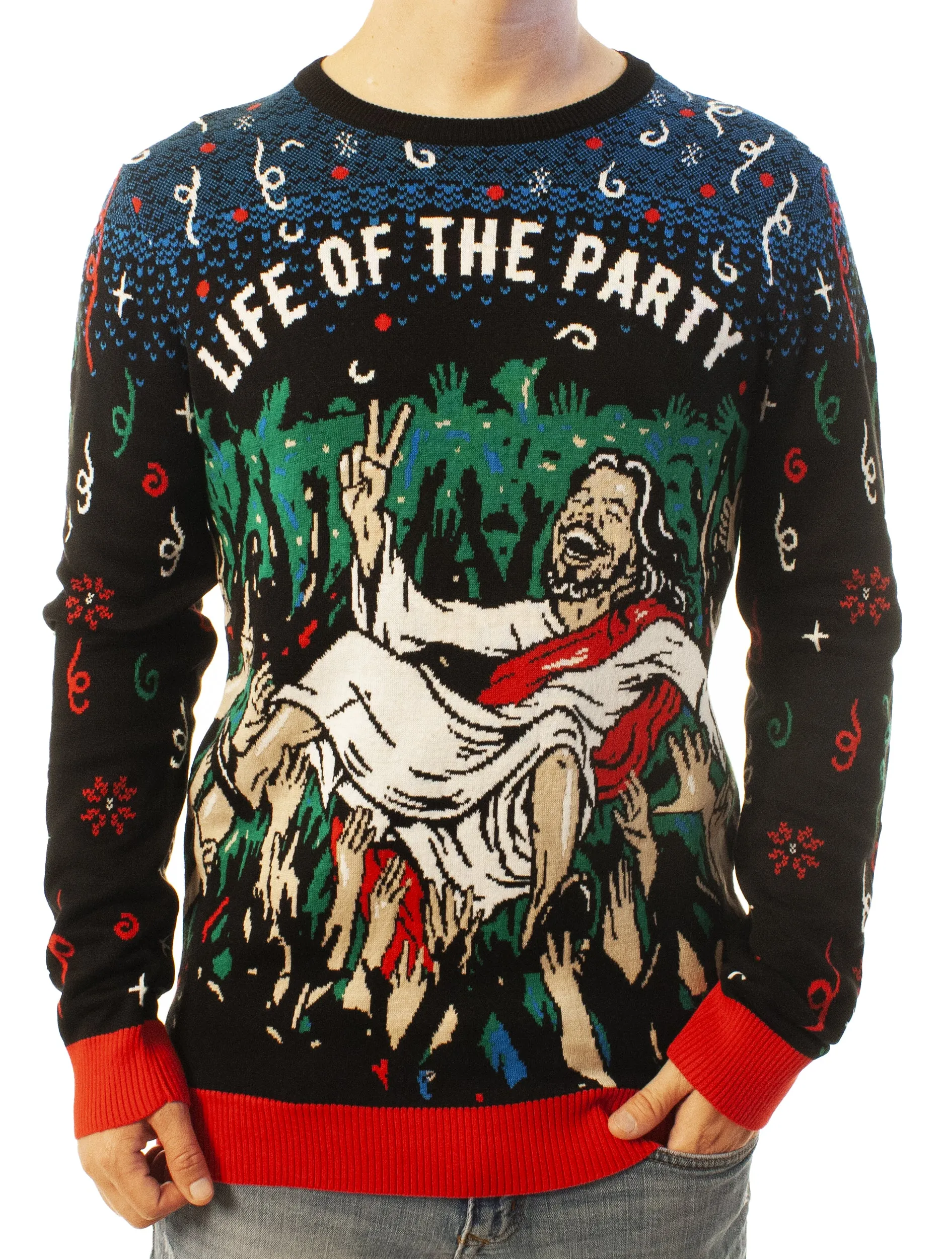 Life Of The Party | Ugly Christmas Sweater For Men & Women | Unisex Sizing