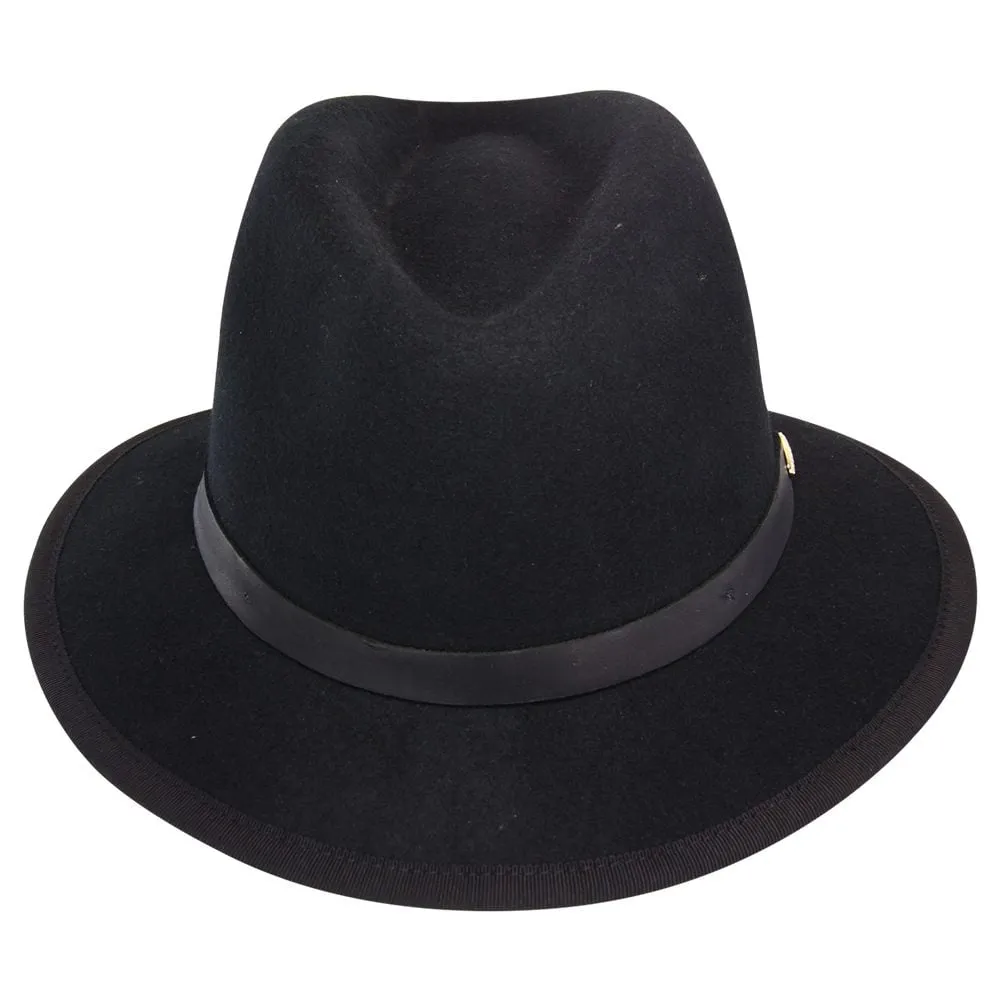 Melbourne Hats Safari Wool Hat - Black