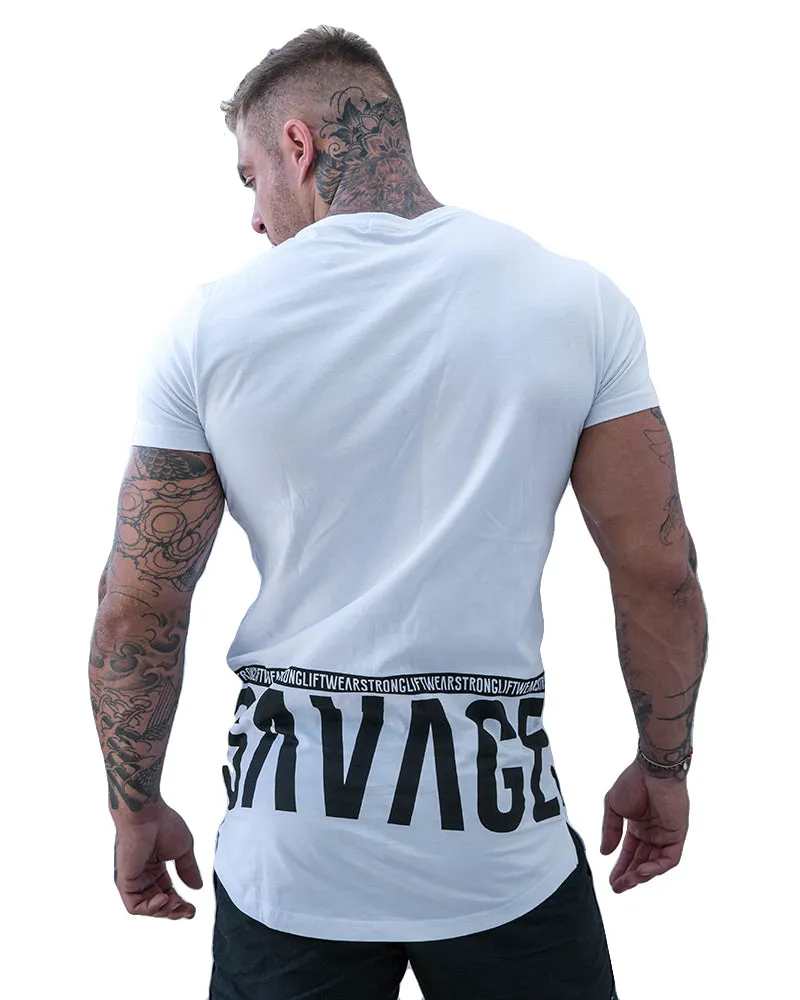 men Summer style Fashion personality t Shirt Bodybuilding Muscle male Leisure gyms Short sleeves Slim fit Tee tops clothing