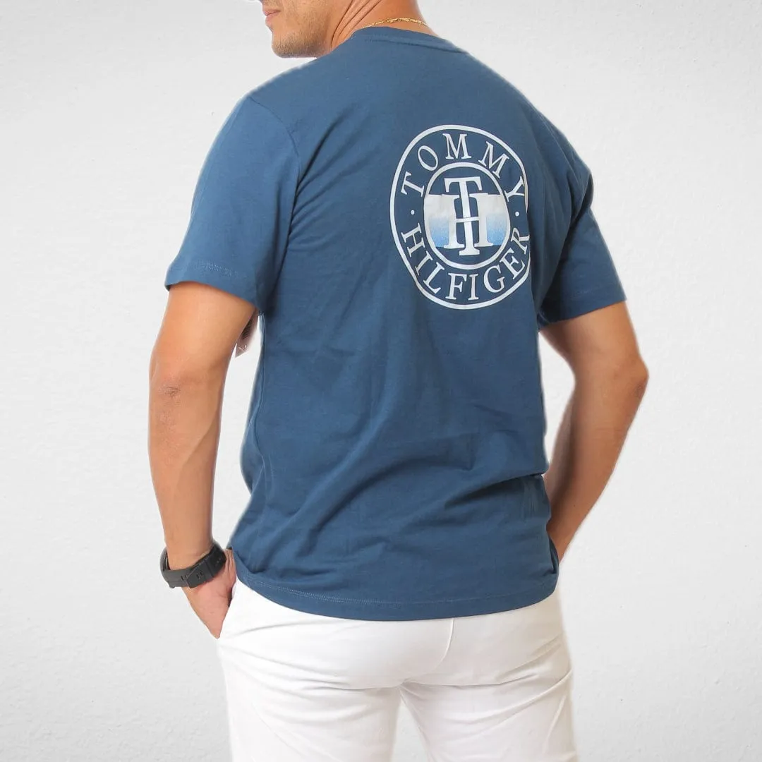 Men TH T-Shirt Round - Blue