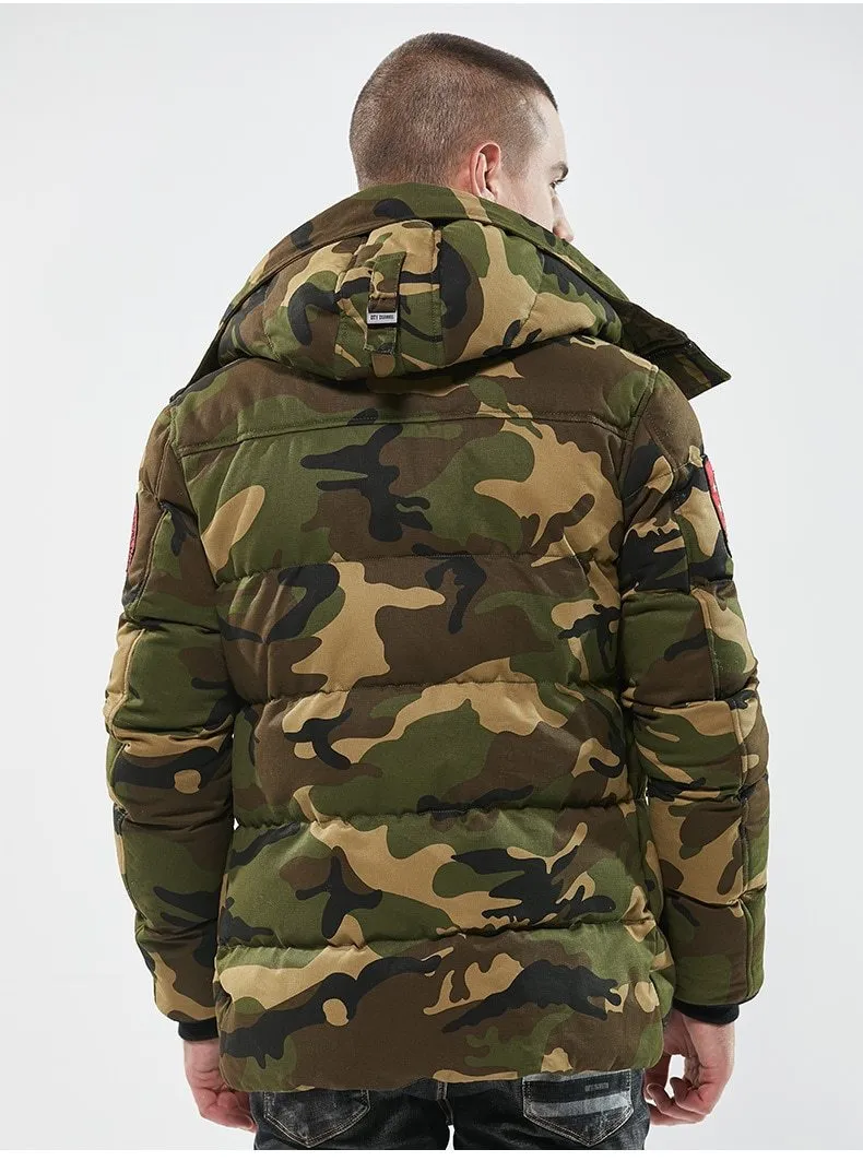 Men's Fitted Camouflage Jacket