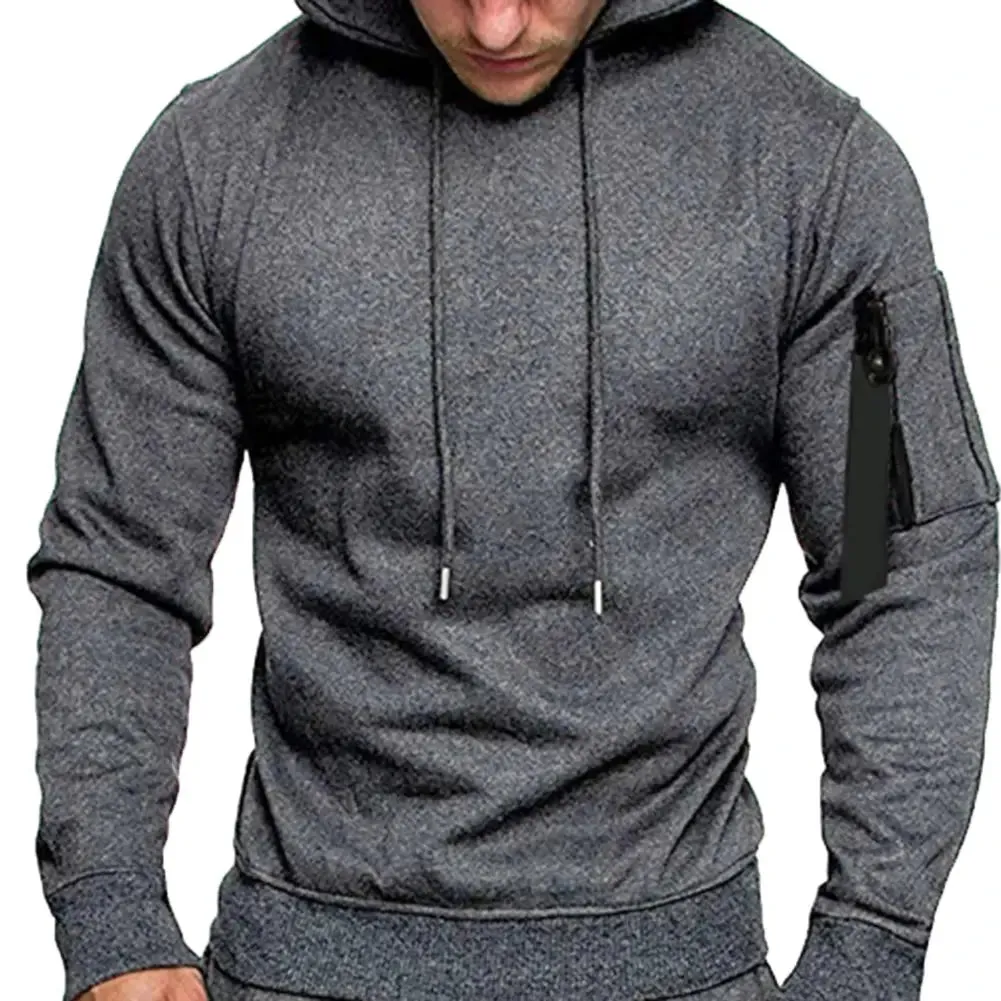 Mens Hoodies Sweatshirt Drawstring Hoodies Long Sleeve Hooded Pullover 2021 Autumn Winter Hoodie  2XL Man Coat Winter