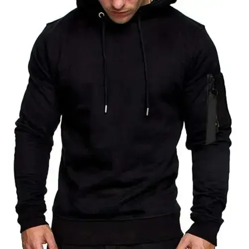 Mens Hoodies Sweatshirt Drawstring Hoodies Long Sleeve Hooded Pullover 2021 Autumn Winter Hoodie  2XL Man Coat Winter