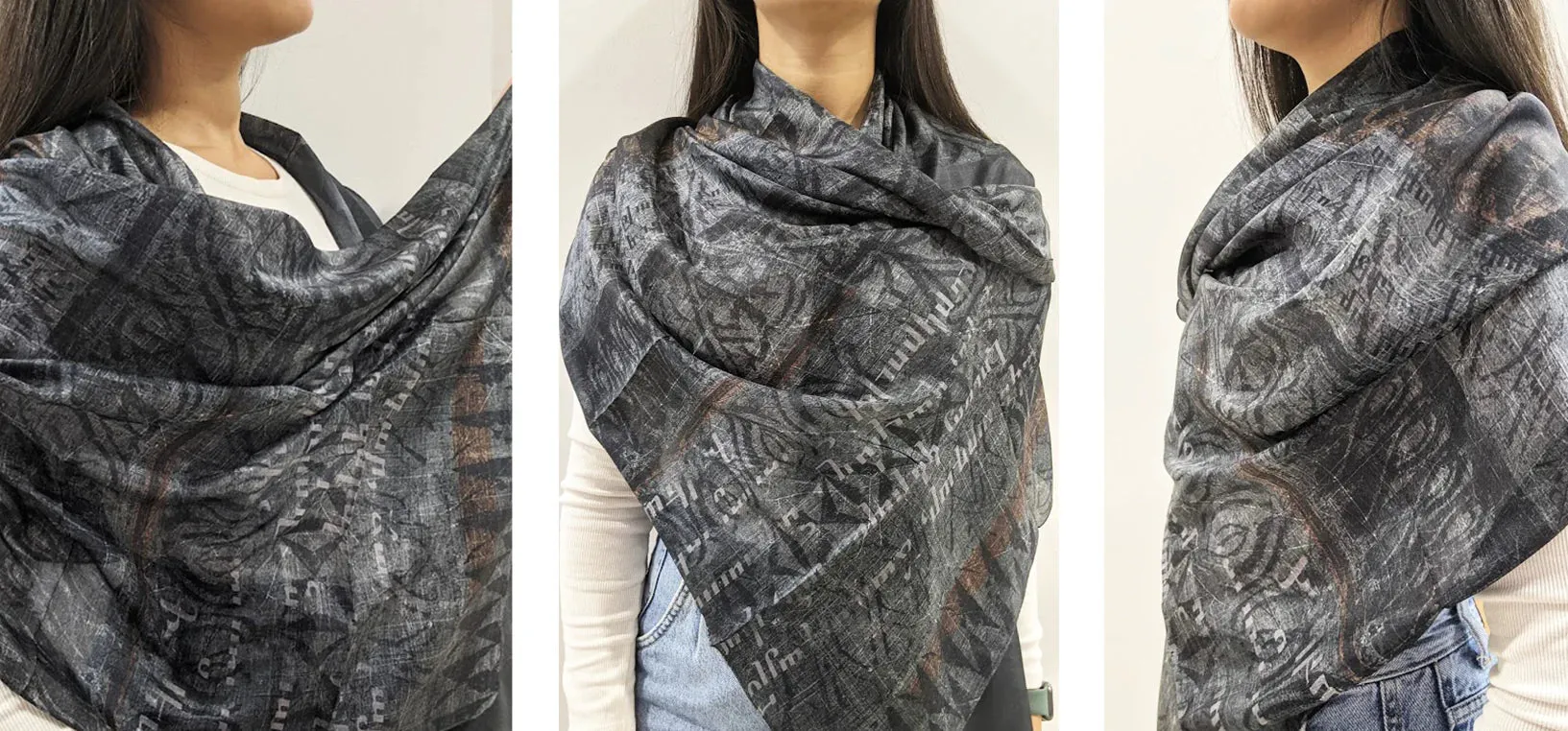 Nakhshun Silk Scarf