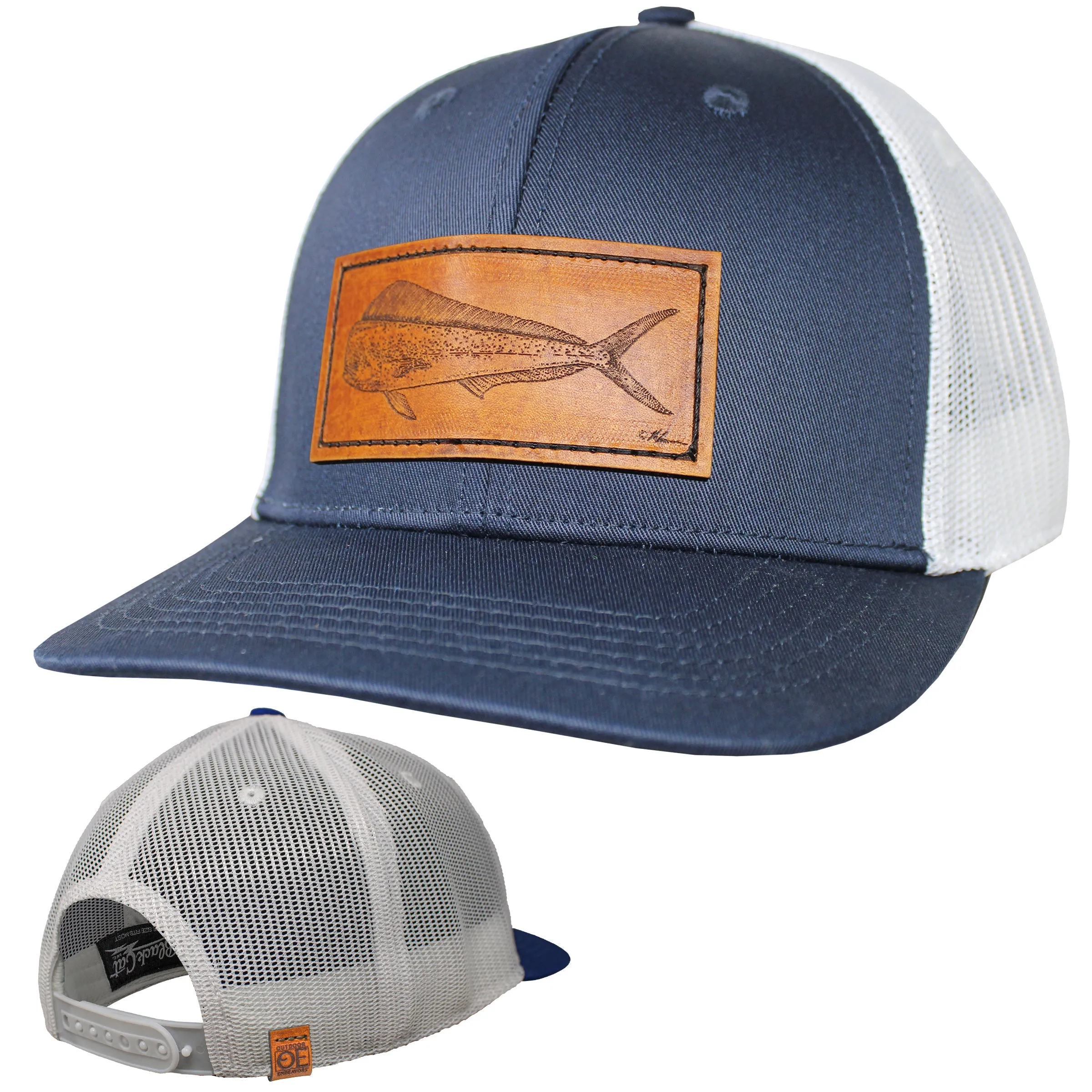 OE - Performance Trucker Hat - Mahi Leather Patch