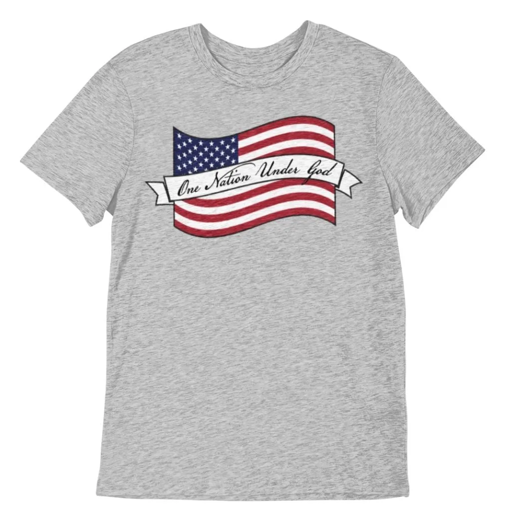 Patriotic One Nation Under God Unisex T-Shirt