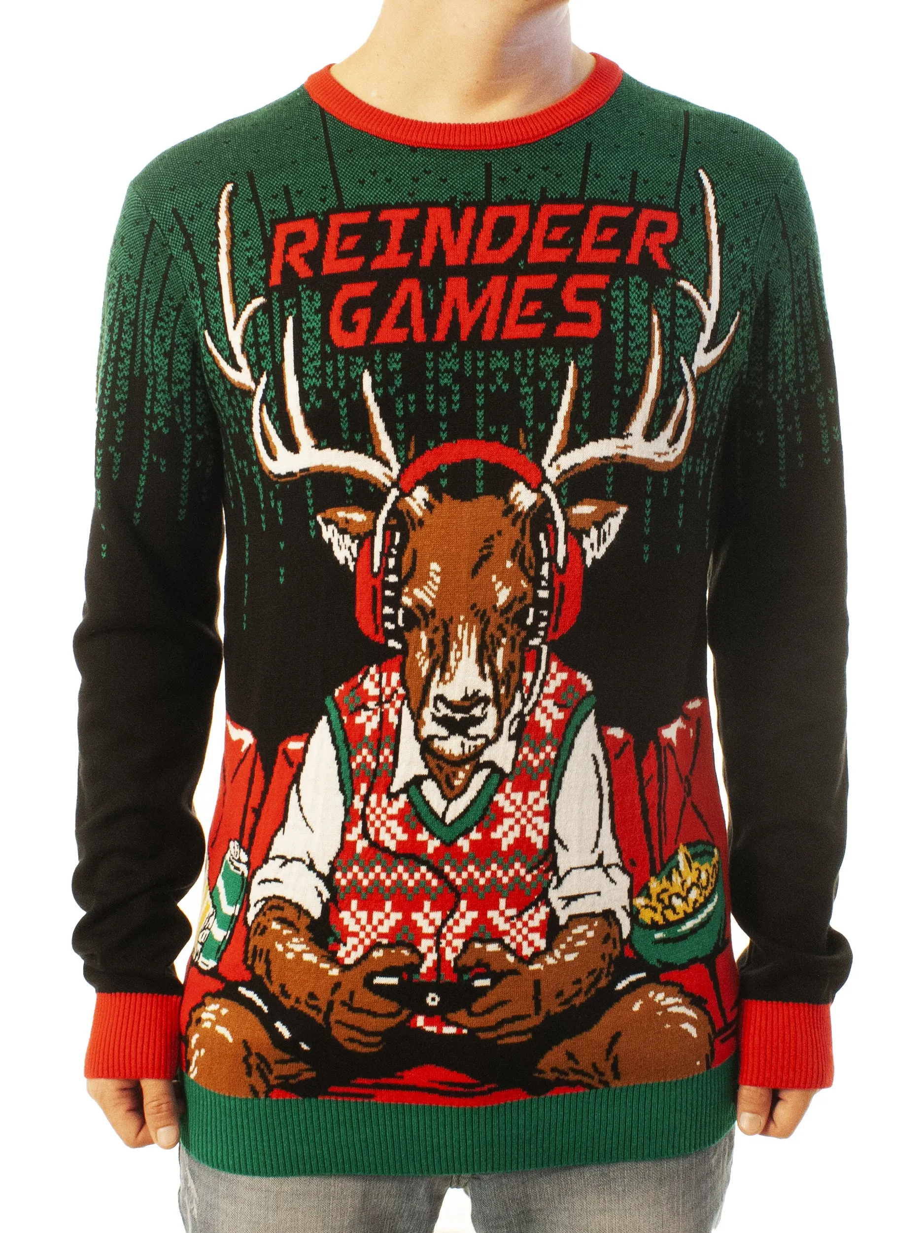 Reindeer Games | Ugly Christmas Sweater For Men & Women | Unisex Sizing