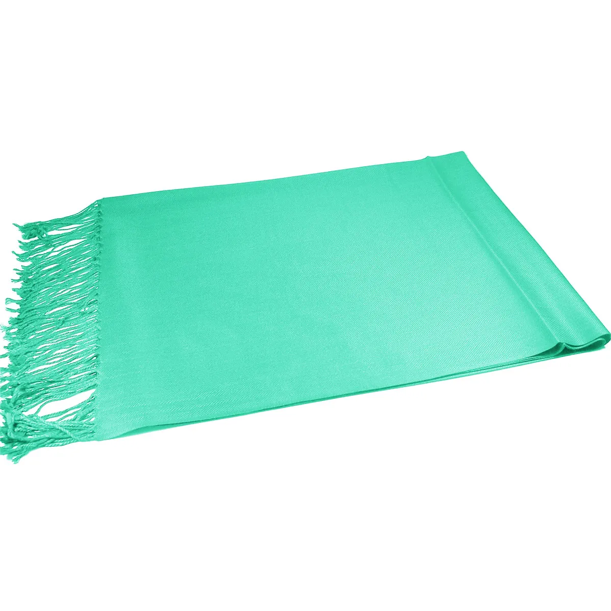 Solid Light Teal Pashmina Scarves