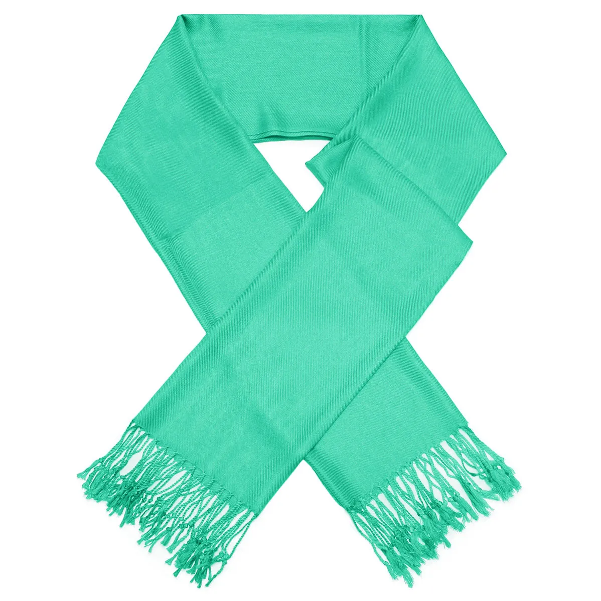 Solid Light Teal Pashmina Scarves