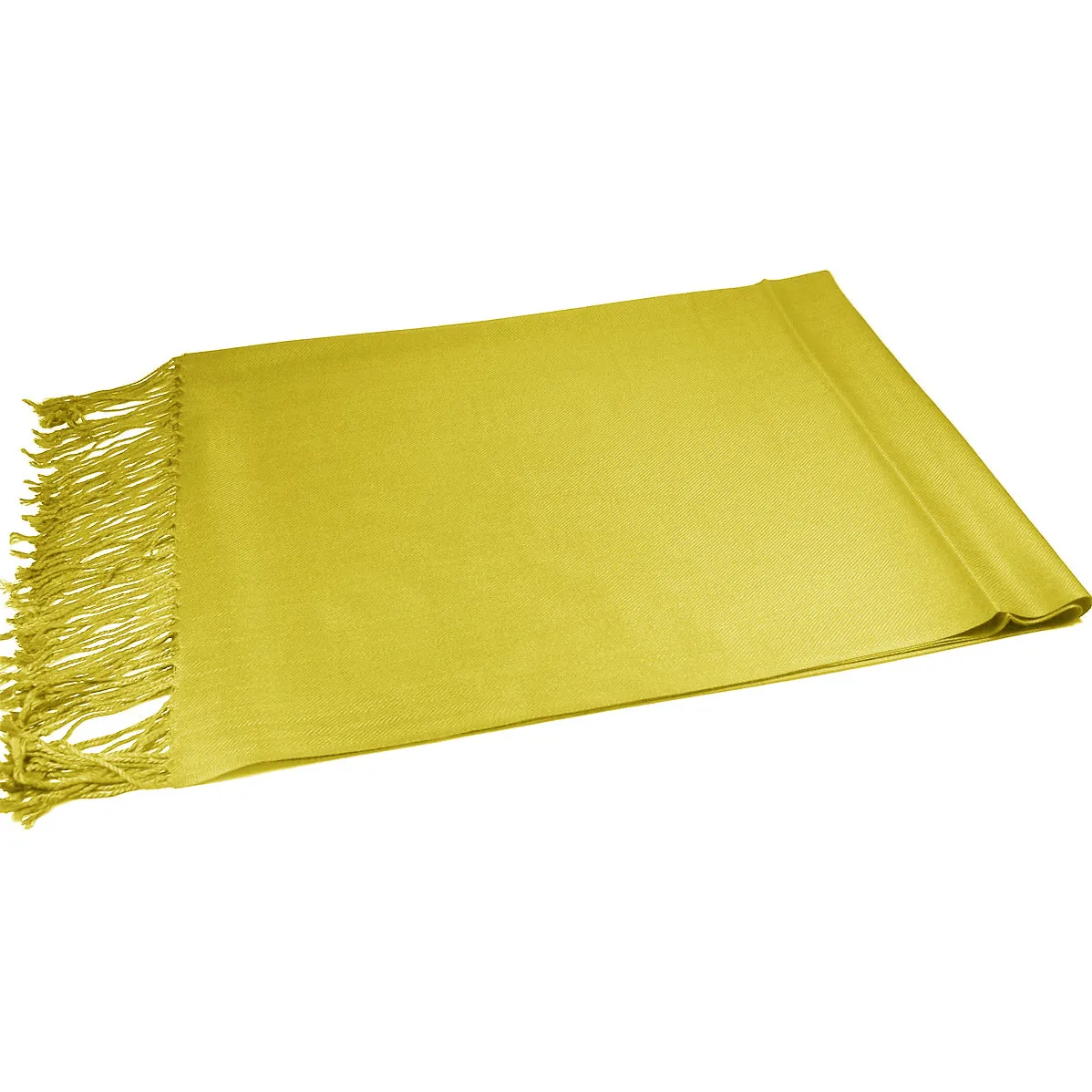 Solid Mustard Pashmina Scarves