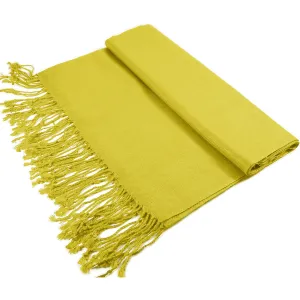 Solid Mustard Pashmina Scarves